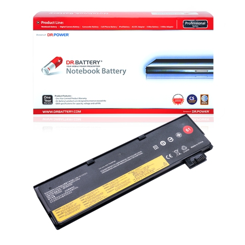 DR. BATTERY  Replacement for Lenovo Thinkpad T470 20Hes21407 20Hes30K00 20Hes3F00J 01Av422 01Av423 01Av424 [11.4V / 24Wh]