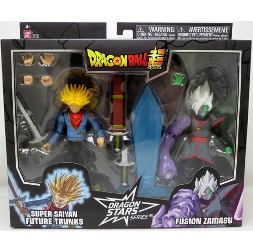 Dragonball Super 6 Inch Action Figure Dragon Stars 2-Pack - Trunks vs Fusion Zamasu