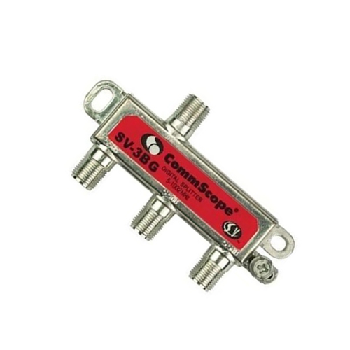 Commscope SV-3BG 3-way Balanced Coaxial Splitter, 5-1002 Mhz