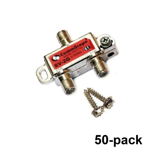 Commscope SV-2G 2-way Coaxial Splitter 5-1000mhz - 50 Pack