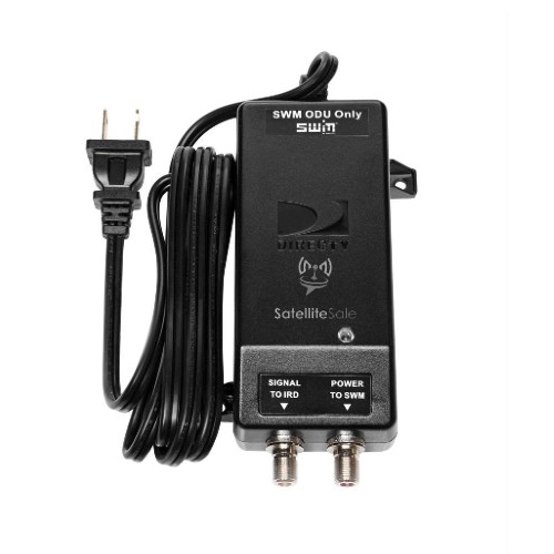 DirecTV D SWM3 LNB Reverse Band with 21V Power 4-Way Splitter 4K 99 101 103 Sats