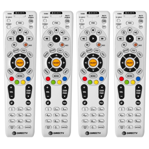 DIRECTV  4 Pack Remote Controls Rc66Rx Rf (Remote Control's Replaces Rc65Rx)