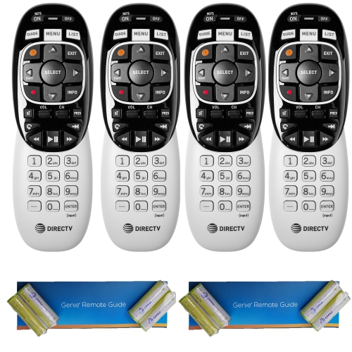 4 Pack - DIRECTV RC73 IR/RF Remote Control