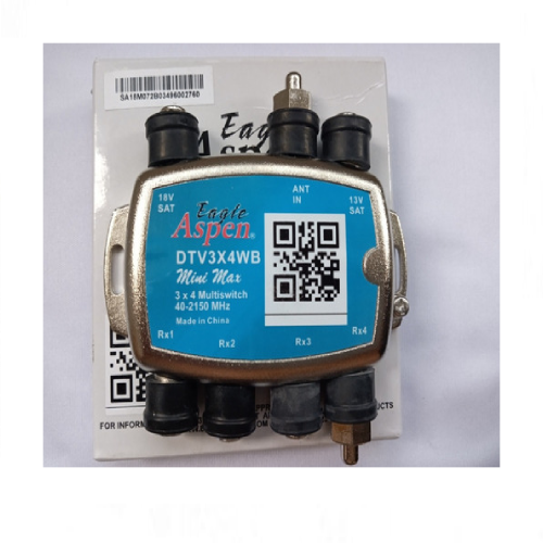 Eagle Aspen DTV3X4 DirecTV-Approved 3-In x 4-Out Multi-Switch