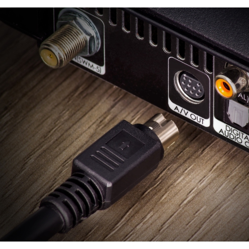 SatelliteSale DirecTV Audio Video RCA Composite/Component Replacement Cable Universal Wire PVC Black Cord