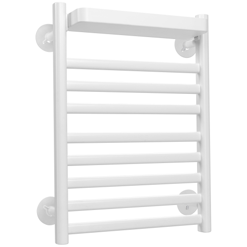 145W Electric Towel Warmer Wall Mounted Heated Drying Rack 8 Square Bars