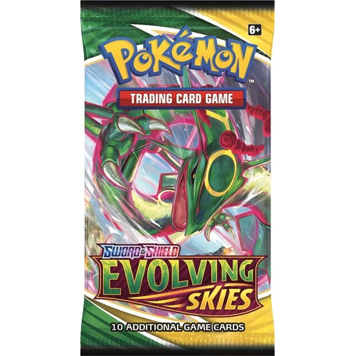 Pokemon USA Pokemon Trading Card Game: Sword & Shield Evolving Skies Booster Pack 10 Cards per Pack x1