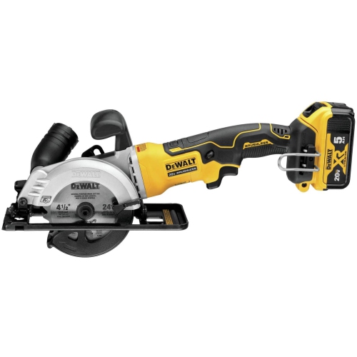 DEWALT DCS571P1 ATOMIC 20V MAX* BRUSHLESS 4-1/2 IN. CORDLESS CIRCULAR SAW KIT