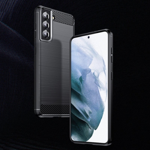 PANDACO – Étui en métal brossé bleu marine pour Galaxy S21 FE de Samsung