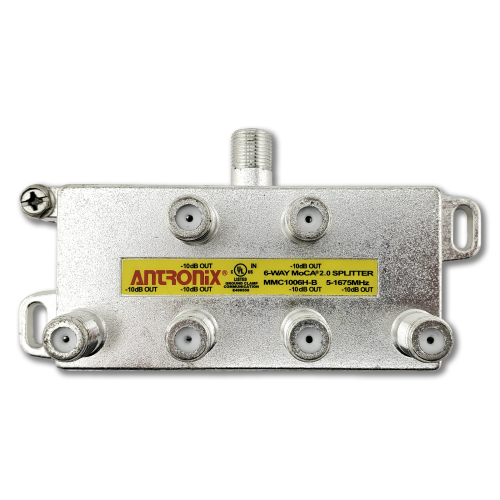 6 Way Antronix MMC1006H-B 5-1675 MHz MoCA 2.0 Splitter for Frontier Formerly Verizon Fios