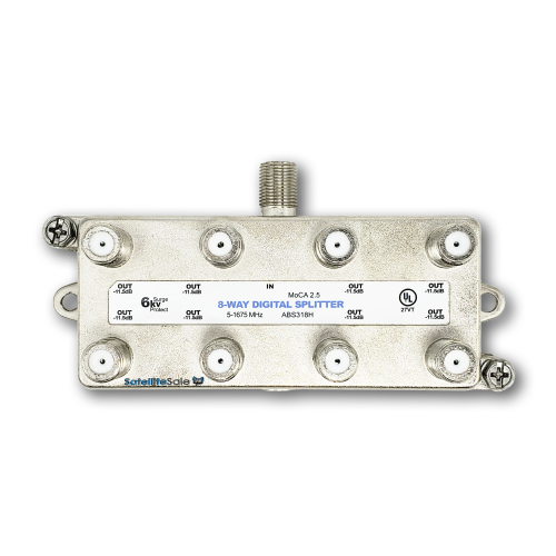 Amphenol 8-Way Digital Coaxial Splitter MoCA 2.5 ABS318H