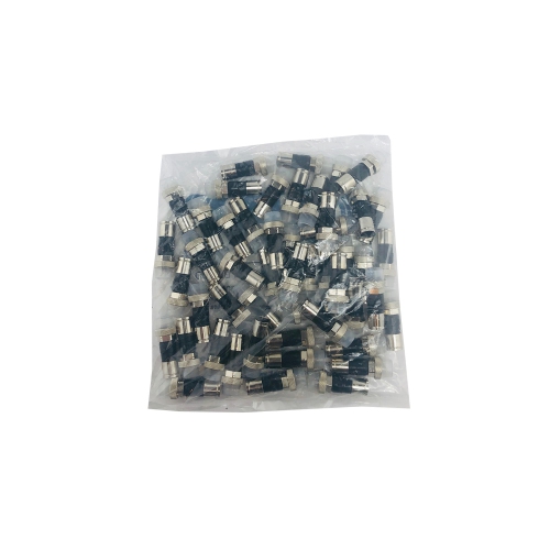 PPC EX6XLWSPLUS Aqua Tight EX Series Weather Proof RG6 & RG6QUAD Compression Connector - Extended Body, 50 Piece