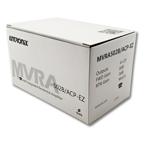 Antronix MVRA502B/ACP-EZ MoCa 4+1 VoIP Port Residential Amplifier