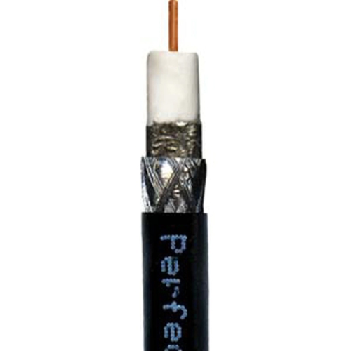 Perfect Vision RG6 Coax, Single Solid Copper, Black 1000FT EnviroReel Cable