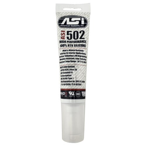 ASI 502 Silicone Food Grade Sealant 100% RTV