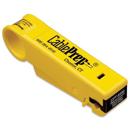 CablePrep CPT-6590-1S Drop Cable/Coax Cable Stripper, RG6/RG59