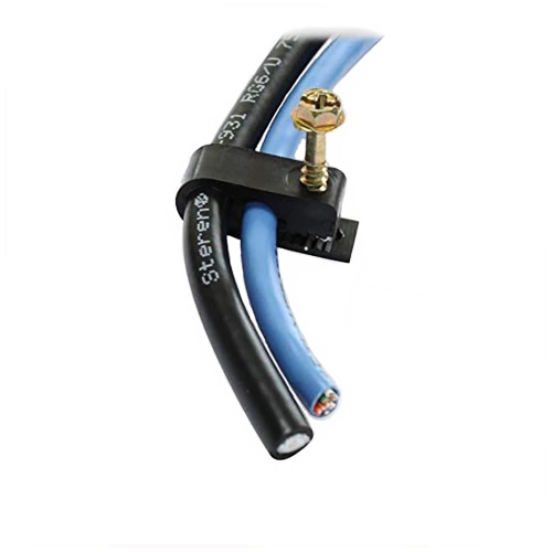 SatelliteSale Grip Clip Dual Cable Clips - Black 100 Count