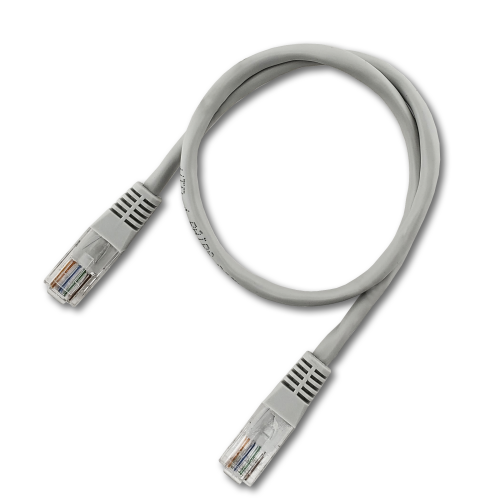 SatelliteSale RJ45 Cat-5e Network Ethernet UTP 4 Path Internet Cable 100 MHz 1000 Mbps Universal Wire Gray Cord