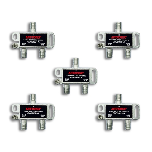 Antronix CMC2002H 2-Way-(5) Pack Horizontal Splitter -3.5db Ports 5-1002 MHz