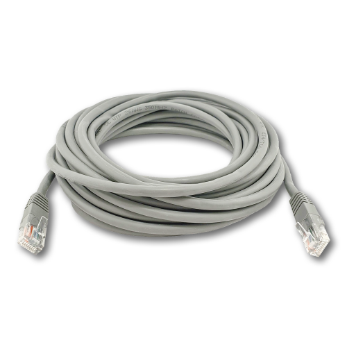 SatelliteSale RJ45 Cat-5e Network Ethernet UTP 4 Path Internet Cable 100 MHz 1000 Mbps Universal Wire Gray Cord