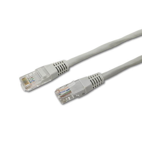 SatelliteSale RJ45 Cat-5e Network Ethernet UTP 4 Path Internet Cable 100 MHz 1000 Mbps Universal Wire Gray Cord