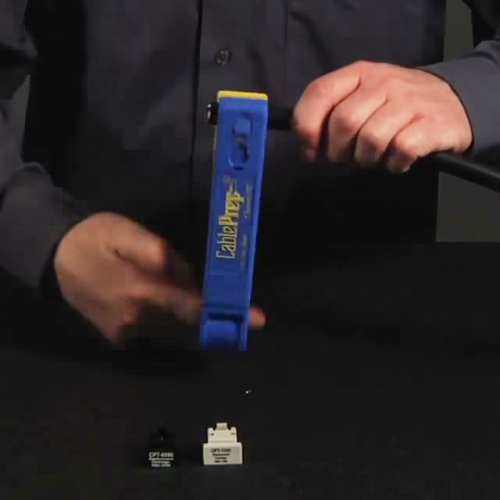 CablePrep SCPT-6591 Super CPT Cable Stripping Tool RG-6, 59, 7, and 11 Cables