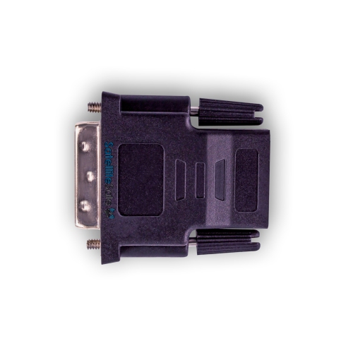 SatelliteSale Male DVI to Female VGA/HDMI Adapter 1080p Full HD PVC Black Converter