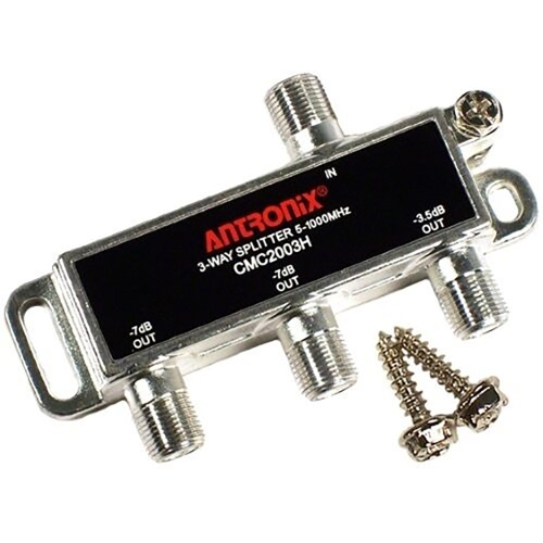 Antronix High Performance 3-Way Cable TV Splitter CMC2003H-A OTA Coaxial 5-1002M