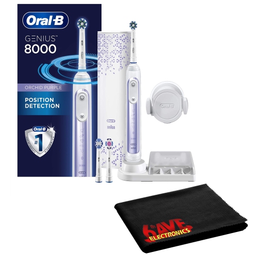 Oral-B Genius Pro 8000 Electric Toothbrush Bundle with Cloth
