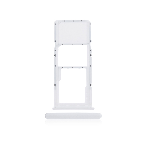 ESOURCE PARTS  Replacement Sim Card + Micro Sd Card Tray for Samsung Galaxy A21S (2020) - In White