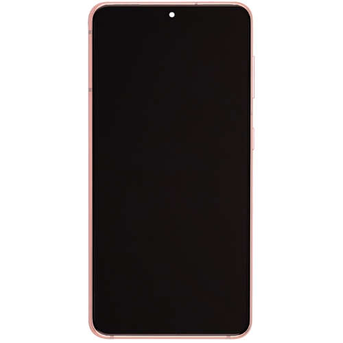 Refurbished - OLED Display Touch Screen Digitizer Assembly With Frame For Samsung Galaxy S21 5G (SM-G991W) - Phantom Pink
