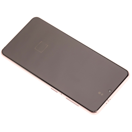 Refurbished - OLED Display Touch Screen Digitizer Assembly With Frame For Samsung Galaxy S21 5G (SM-G991W) - Phantom Pink