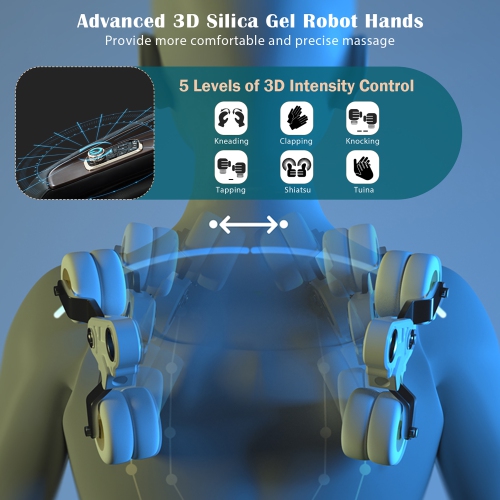 Costway 3D SL-Track Full Body Zero Gravity Massage Chair Recliner Thai Stretch