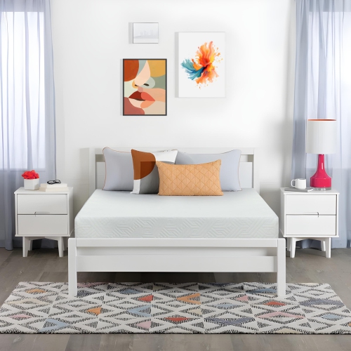 ViscoLogic Elite Plus - Made in Canada - Cool temperature comfort Gel Memory Foam Mattress with Orthopedic properties, CertiPUR-US® Certified Foam