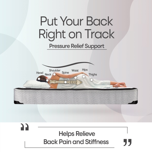 ViscoLogic Elite Plus - Made in Canada - Cool temperature comfort Gel Memory Foam Mattress with Orthopedic properties, CertiPUR-US® Certified Foam