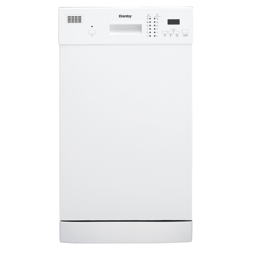 Danby 18” White Built-In Dishwasher