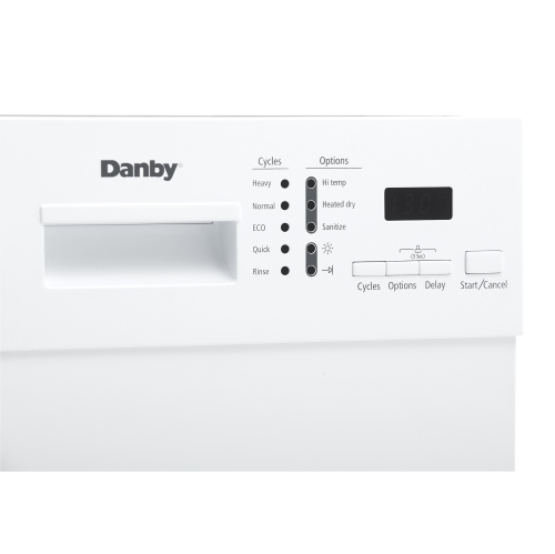 Danby 18” White Built-In Dishwasher