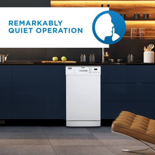 Danby 18” White Built-In Dishwasher