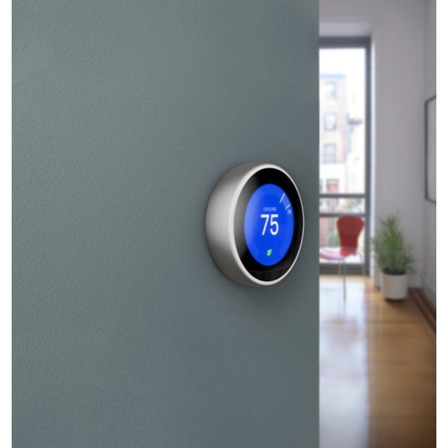 Thermostat intelligent T3007ES de Nest - 3e génération - acier inoxydable - Boîte ouverte