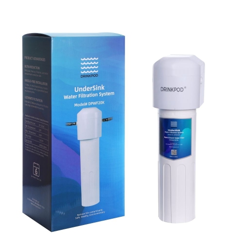 Drinkpod 20,000 Gallon Capacity Under Sink Water Filter System