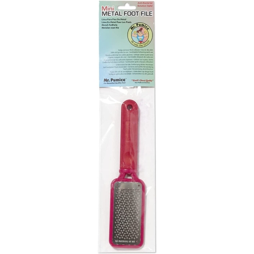 Mr. Pumice Mini Metal Foot File Pink