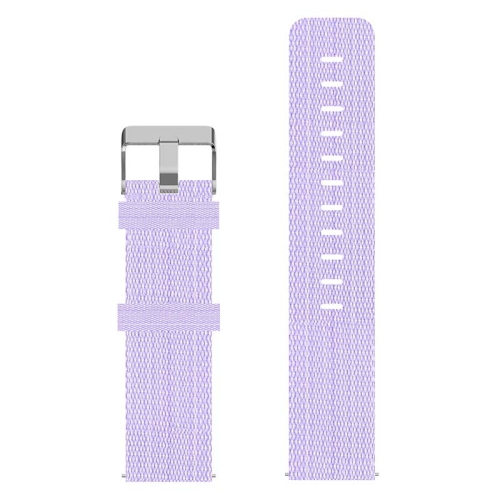 StrapsCo Trendy Patterned Nylon Canvas Watch Band Strap for Fitbit Charge 5 - Light Purple