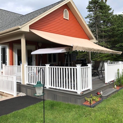 ALEKO AW10X8BEIGE29 Retractable Home Patio Canopy Awning 10 x 8 Feet, Beige color