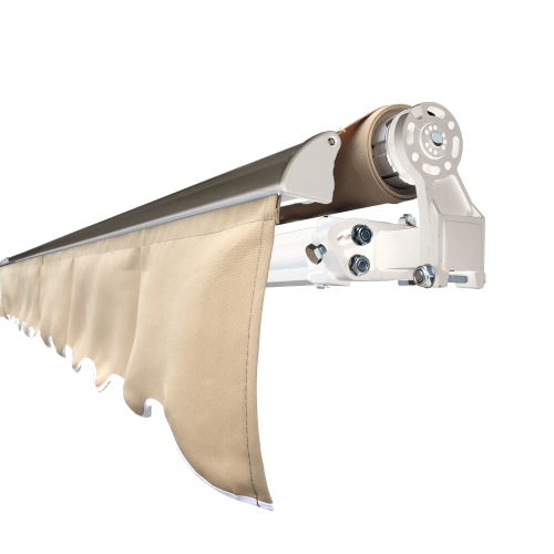 ALEKO AW10X8BEIGE29 Retractable Home Patio Canopy Awning 10 x 8 Feet, Beige color
