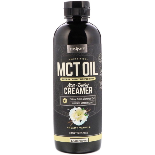 Onnit, Emulsified MCT Oil, Non-Dairy Creamer, Creamy Vanilla, 16 fl oz
