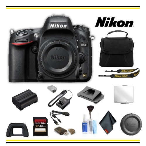 Ensemble de démarrage d’appareil photo reflex numérique D610 de Nikon