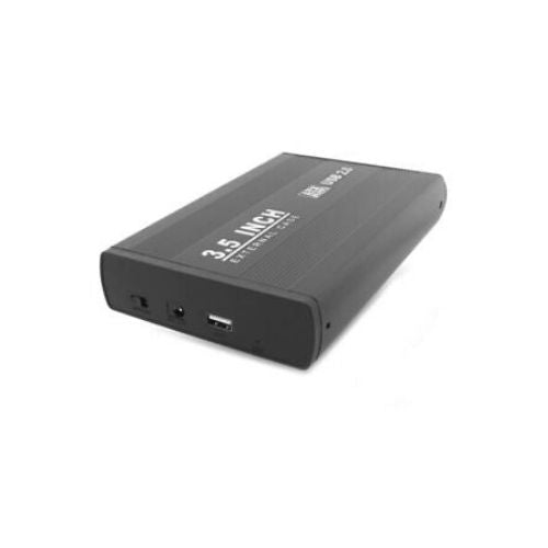 3.5 SATA EXTERNAL ENCLOSURE USB 2.0 HARD DRIVE DISK BK