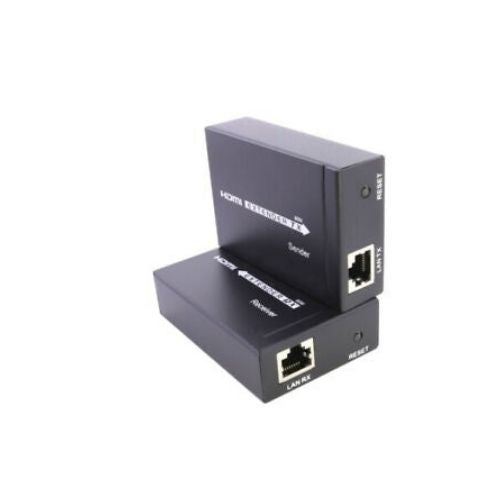 HDMI Extender Over Ethernet Network Lan RJ45 Cat Cable Signal Repeater w/ Power