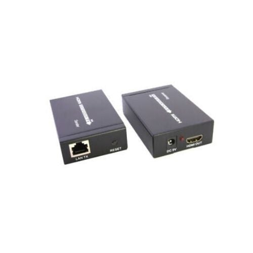HDMI Extender Over Ethernet Network Lan RJ45 Cat Cable Signal Repeater w/ Power
