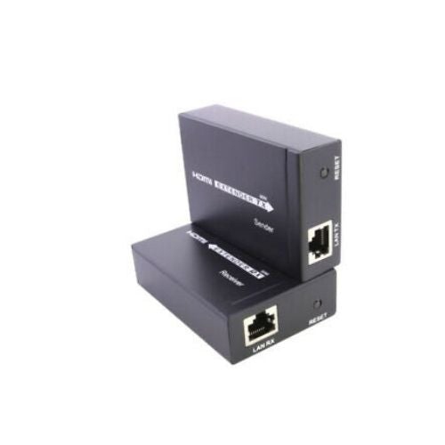 HDMI Extender Over Ethernet Network Lan RJ45 Cat Cable Signal Repeater w/ Power